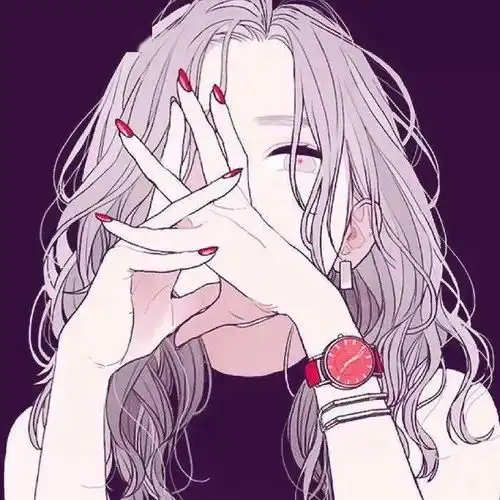 丧丧中带点仙气的动漫女生头像