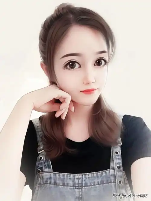 你的头像该换了,真人照片画成漫画头像,高雅气质又减龄