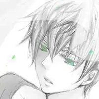动漫男头黑白手绘侧脸微信头像图片大全
