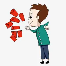 发红包卡通人物福利红包插画图片素材其他格式下载动漫人物大全