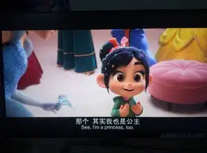 问一部动画片,迪士尼的公主们问小女孩是不是一名公主的