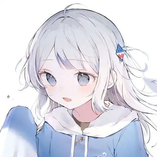 动漫女生头像星河浩瀚,月也灿烂