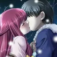 微信头像男女亲吻版漫画
