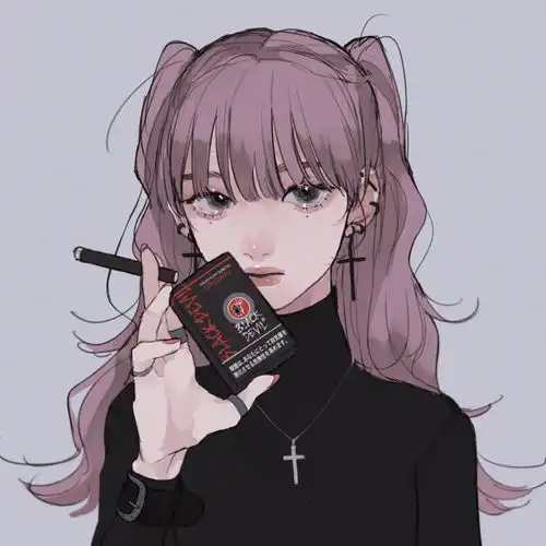 二次元女头在你离开的时候,我就决定放弃你了