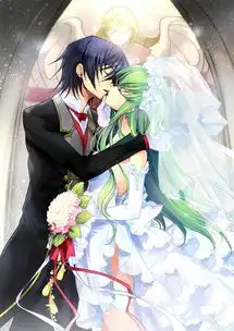 二次元女神终于穿上了婚纱,动漫男女神的婚纱照出炉