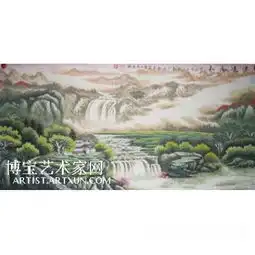 源远流长山水画姜战平作品类别国画山水作品