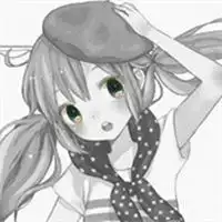 黑白可爱卡通女生头像微信头像图片大全