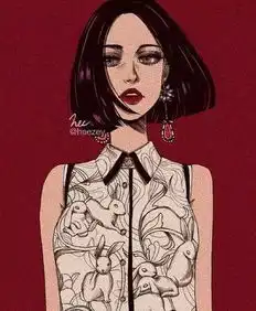 头像丨冷艳手绘风