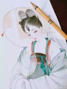 古风汉服插画系列,简直不要太好看了