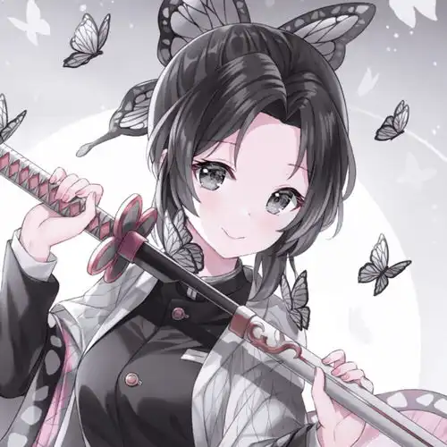 不常见的动漫拔刀女头