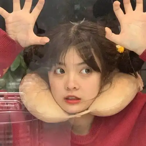 超惊艳红色系女生头像