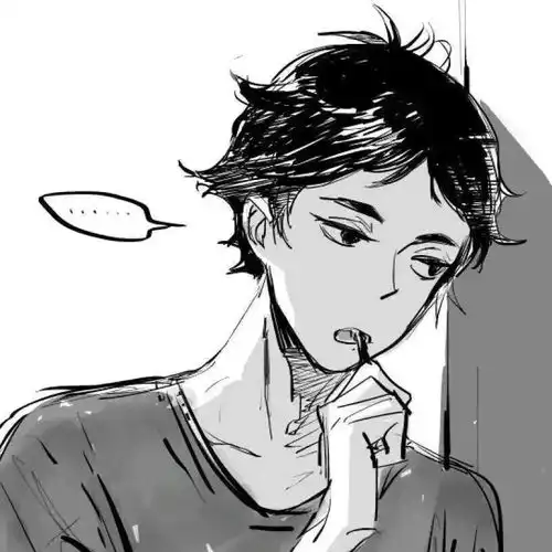 黑白男头云深