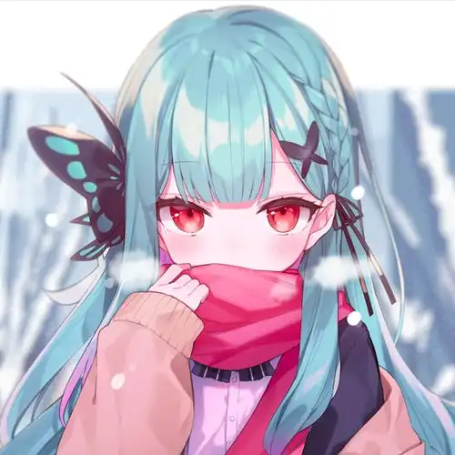 精选动漫女头丨蓝色系的头像也很好看呢