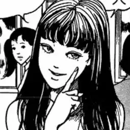 黑白素描头像女生个性漫画头像没有你陪我也得回家啊
