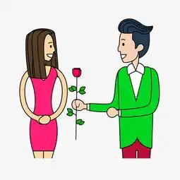 卡通手绘七夕表白情人节图片素材其他格式下载动漫人物大全