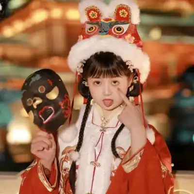 2022新年最旺的好看的女生头像合集红色系超级好看的虎年旺财女头