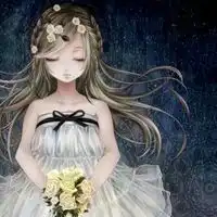 穿婚纱的动漫女孩头像
