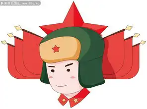 卡通雷锋插画图片素材