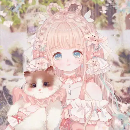 红色系微信头像,这么可爱的画风,燃爆了少女心