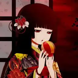 日本动漫少女头像恐怖一点的也行,不要太恐怖阎魔爱的那种