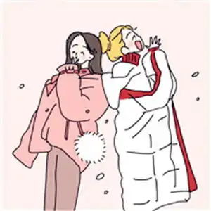 韩系卡通手绘闺蜜头像喜欢这种风格的快来吧