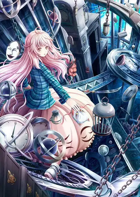二次元少女动漫插画原创手绘校园堆糖,美好生活研究所