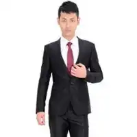 西装领带头像黑色微信头像图片大全