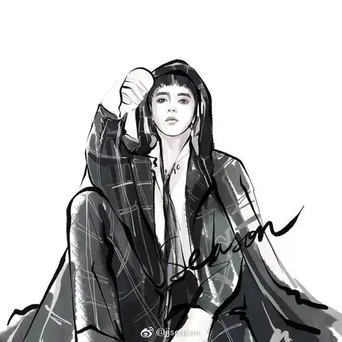 她用插画把杨幂华晨宇李宇春迪丽热巴画成漫画主角,时尚了整个娱乐圈