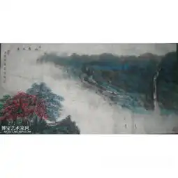 山青水秀山水画吕明作品类别国画山水作品