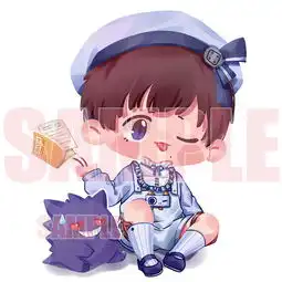 q版头像稿和摸鱼