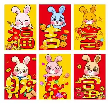 龙年卡通红包,春节,节日素材,设计模板,汇图网