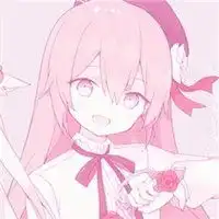 2020年最新闺蜜头像背景粉红色