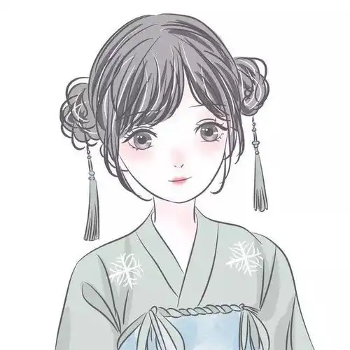 北城别,回眸三生琥珀色古风冷艳动漫手绘高清女头