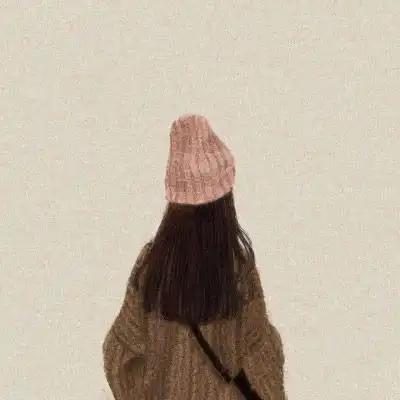 好看的动漫少女背影头像合适女生的微信头像图片