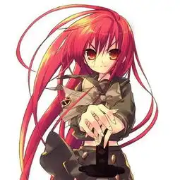 红发红瞳的动漫少女17岁