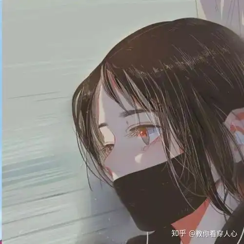 有没有戴口罩的女生头像