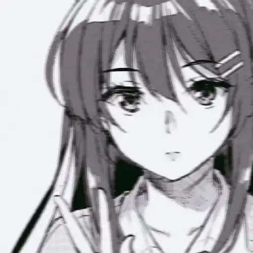 ins跨年黑白动漫