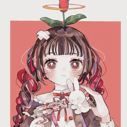 可爱动漫女生头像各自乘流而上互为欢喜人间