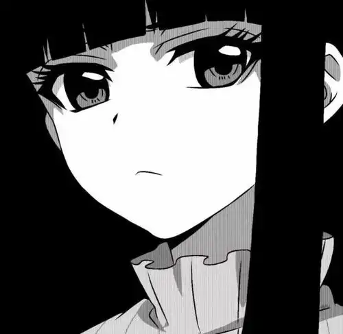 黑白线稿动漫头像