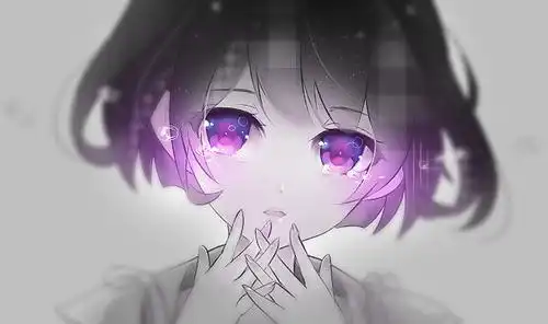 动漫少女笑着哭要唯美,要很多,急求