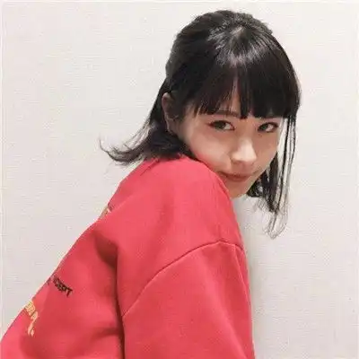 红色系女生可爱高清2018头像请你一定要全力以赴的开心...