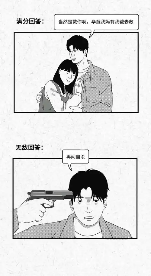 女朋友发难,男生如何自保漫画