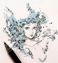 又一波绝美漫画女孩手绘,每一张画里的人儿都完美很倾城