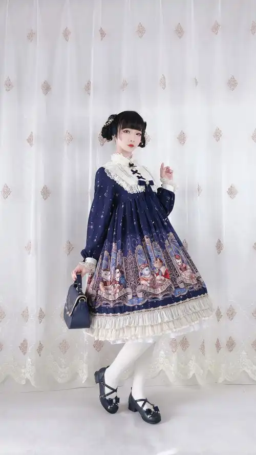 分享lolita校服占星猫的搭配