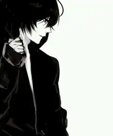 动漫人物的侧面图片