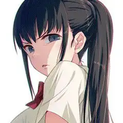 求单马尾动漫头像类似下图