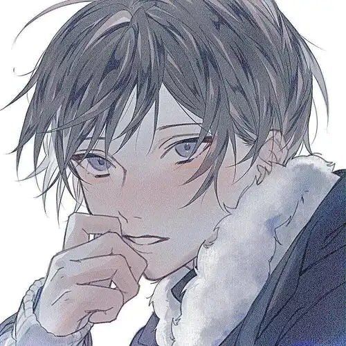 动漫头像嘿,你是第一个收到我的新年快乐的人啊