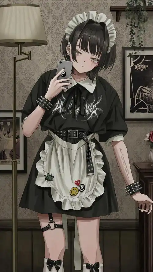 今日黑暗系哥特风少女已上线