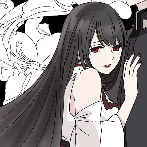 情侣头像亲亲你的嘴角