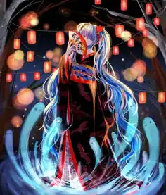 唯美和风美图欣赏,秀丽端庄,花容月貌,身姿优美的漂亮女生动漫